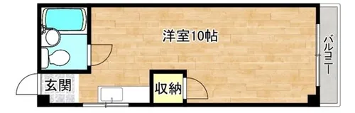 ウエストビラ北巽【2階】の間取り