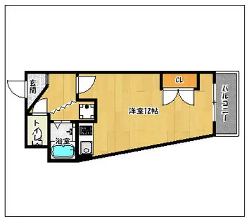 エステート モアけやき通り【1階】の間取り