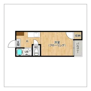 アメニティ仲畑【108号室】の間取り