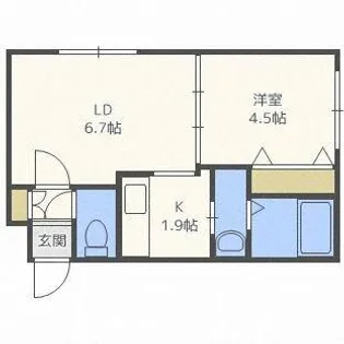 ブランノワールN38【403号室】の間取り
