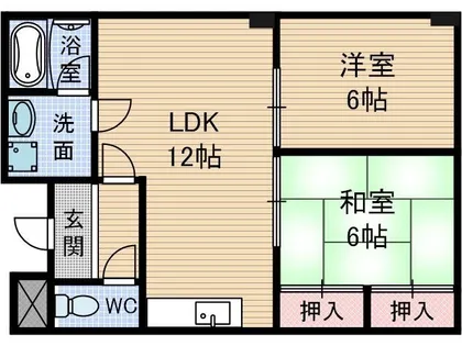 ピアドミール【504号室】の間取り