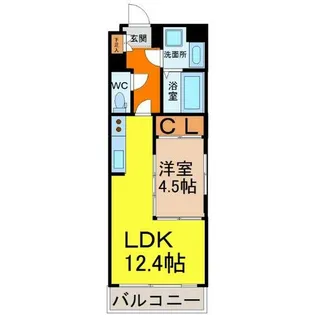 ルーエ千種【9階】の間取り