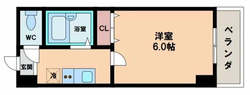 シティライフエステート難波南【12階】の間取り