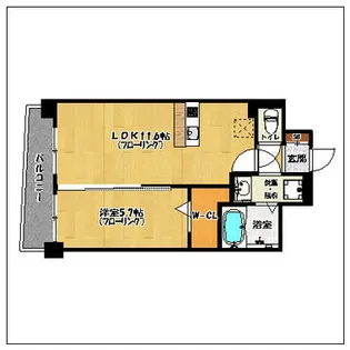 プレアデス【602号室】の間取り