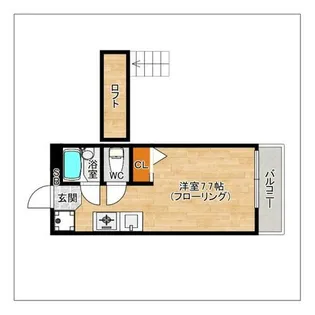 風雅1号館【102号室】の間取り