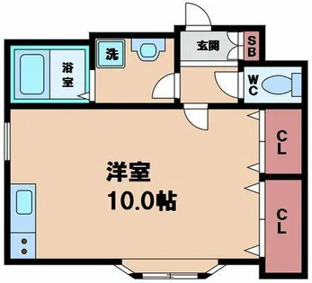コスタ河堀口【2階】の間取り