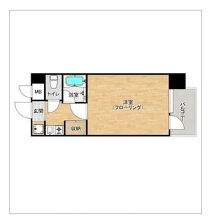 ピュアドーム博多アソシア【8階】の間取り