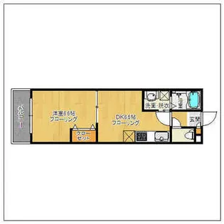 プリムローズ【1階】の間取り