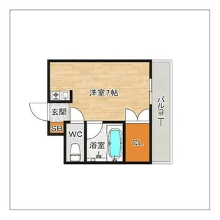 サン松香台【311号室】の間取り