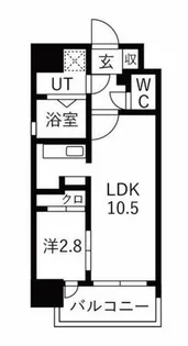 グランフェリーチェ・ナイン【14階】の間取り