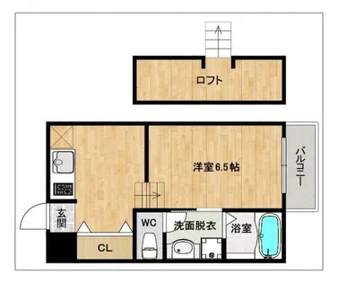 ブローテ石丸【203号室】の間取り