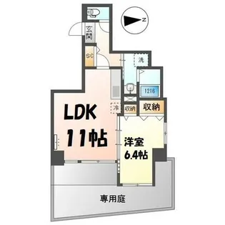 Grand Chainon金山【1階】の間取り