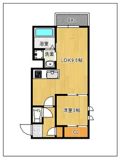 REGALEST博多駅南【2階】の間取り
