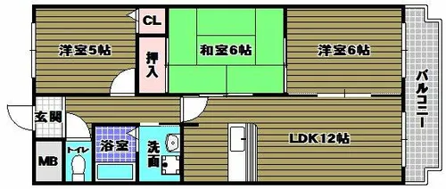 ヴィラ・デル・ソル【3階】の間取り