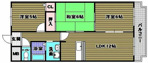 ヴィラ・デル・ソル【3階】の間取り