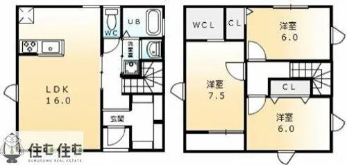 ベルフォーレ【A号室】の間取り