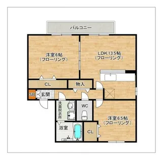 ステラ富士見【B号室】の間取り
