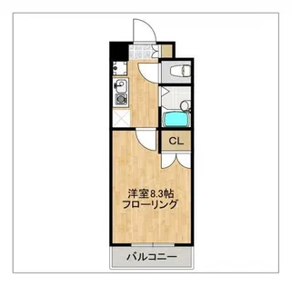 クリムゾン博多【9階】の間取り