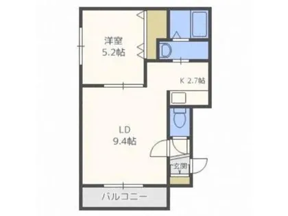 PERUGIA(ペルージャ)【4階】の間取り
