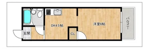 淡青ビル【209号室】の間取り