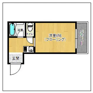 インペリアルバーレイ【205号室】の間取り