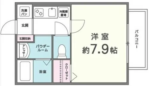 兵庫県伊丹市桑津3丁目【アパート】の間取り