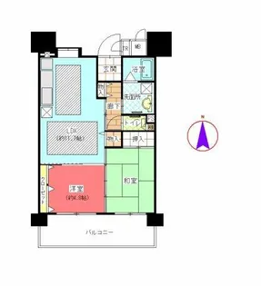 OPH服部緑地【1-502号室】の間取り