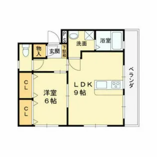 ライトコート【5階】の間取り