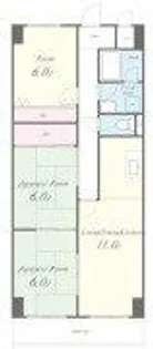 メゾン菱江【10階】の間取り