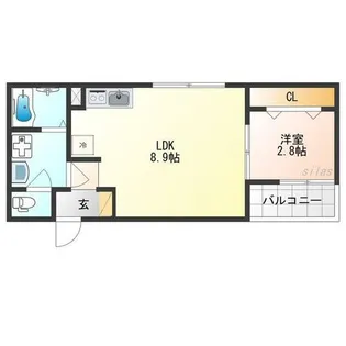 F+style上田3号館【1階】の間取り