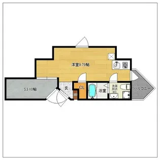 ガレット大池通り【506号室】の間取り