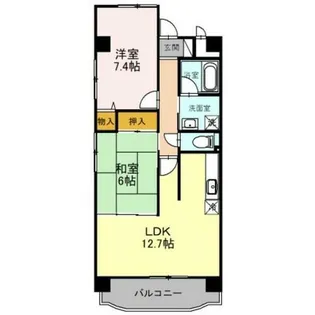 ホワイト ロートス【3階】の間取り
