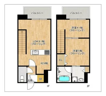 ModernPalazzo博多駅南AXIA【603号室】の間取り
