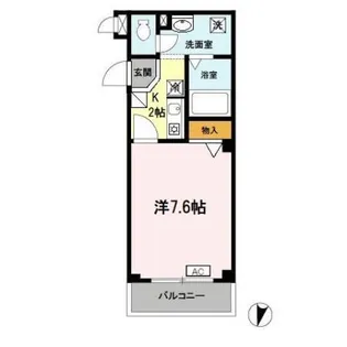 アバンウェル泉佐野【4階】の間取り