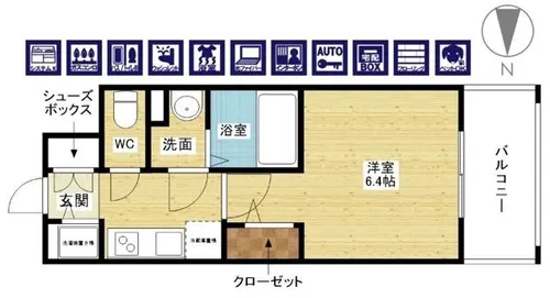エスリード新大阪ザ・プレミアWEST【405号室】の間取り