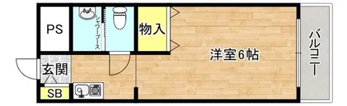 カテリーナ都島【3階】の間取り