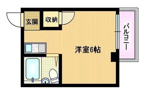 パークストリート中宮【3階】の間取り