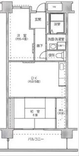 コーシャハイツ港【14階】の間取り