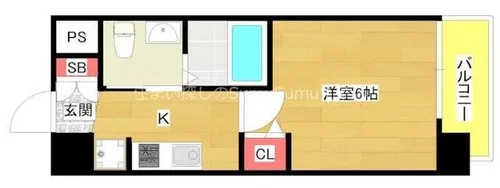 エグゼ大阪ドーム【10階】の間取り