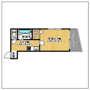 KT大橋【705号室】の間取り