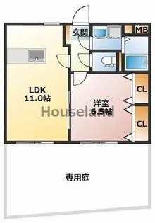 ユーミーSKII【1階】の間取り