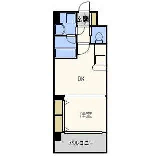 プレジオ中津【6階】の間取り