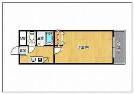 ヴィエスポワール【405号室】の間取り