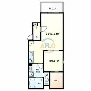 オガールコートナカモズ【2階】の間取り