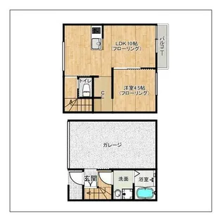 Ajito【15号室】の間取り