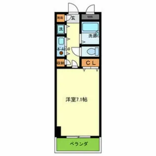 大阪府東大阪市長堂1丁目【マンション】の間取り