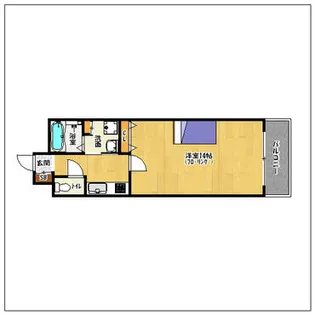 フォレステージュ天神【310号室】の間取り