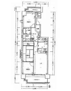 グランドメゾン六番町【A-13号室】の間取り