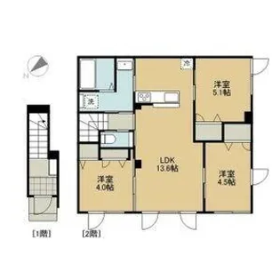 グルワール本町【2階】の間取り