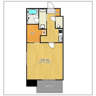 サヴォイコートオブアームズ【7階】の間取り